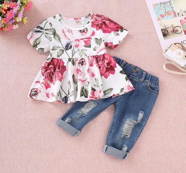 clothing sets 03 years 2pcs children039s baby girls fashion short sleeve floral crop hole denim pants toddler kids clothe6011349, White
clothing sets 03 years 2pcs children039s baby girls fashion short sleeve floral crop hole denim pants toddler kids clothe6011349, White