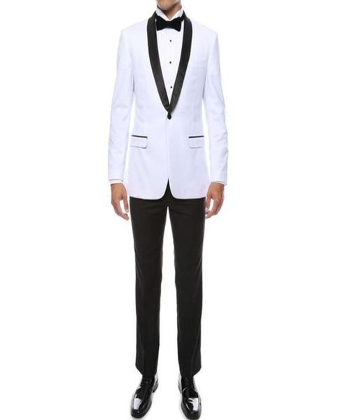 2 piece wedding groom tuxedos for slim fit prom mens suits shawl lapel custom man fashion white jacket black pants man blazer1703180, Black;gray
2 piece wedding groom tuxedos for slim fit prom mens suits shawl lapel custom man fashion white jacket black pants man blazer1703180, Black;gray