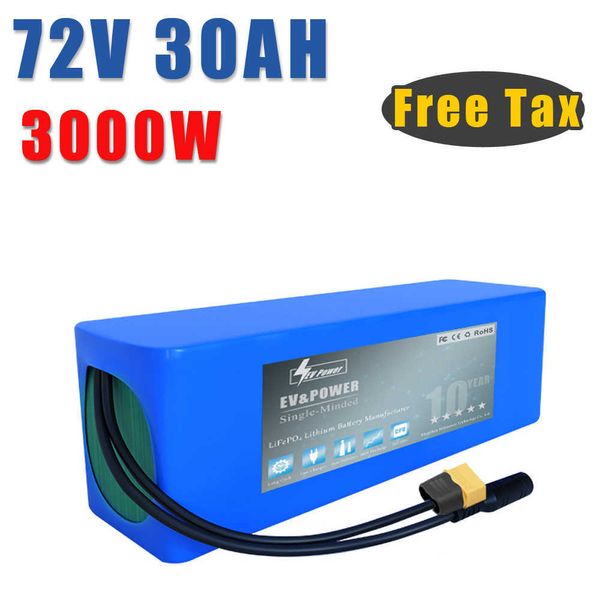 Image of 72V 30Ah Lithium battery pack for 84V electric bike bicycle motorcycle scooter electric tricycles golf trolley