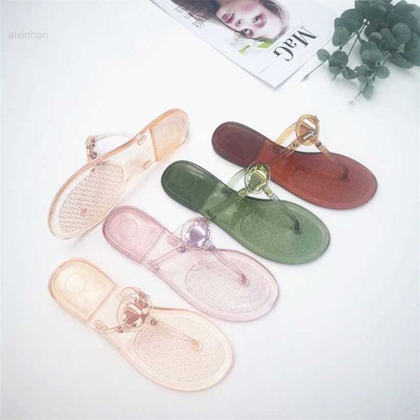 women jelly slippers sandal summer shoes beach flip flops clear thong miller knotted designer flat brand crystal slides fashion metal decora, Black
women jelly slippers sandal summer shoes beach flip flops clear thong miller knotted designer flat brand crystal slides fashion metal decora, Black
