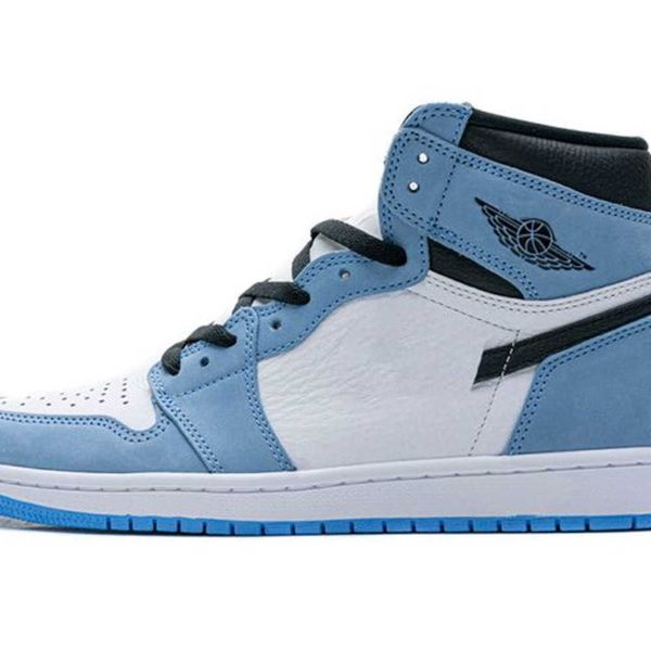 black high unc og 1 white university blue shoes jumpman womens basketball mens sports sneakers with box, White;red
black high unc og 1 white university blue shoes jumpman womens basketball mens sports sneakers with box, White;red