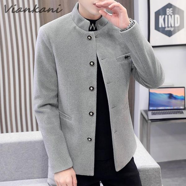 men's suits blazers stand collar autumn solid woolen jacket youth chinese style leisure zhongshan suit jackets 230630, White;black
men's suits blazers stand collar autumn solid woolen jacket youth chinese style leisure zhongshan suit jackets 230630, White;black