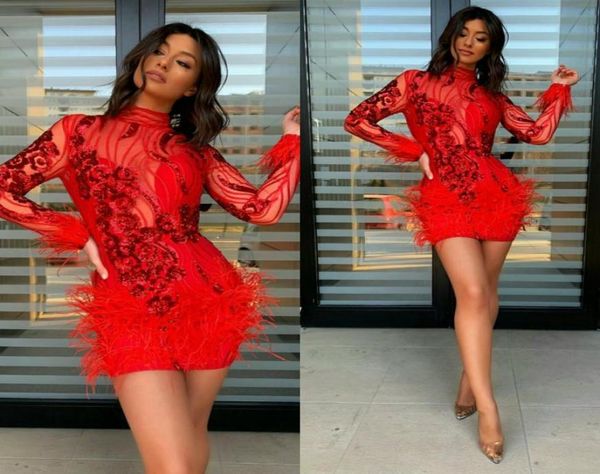 red cocktail dresses high neck a line lace sequins evening dress long sleeve feather prom party formal occasion gowns8851389, Black
red cocktail dresses high neck a line lace sequins evening dress long sleeve feather prom party formal occasion gowns8851389, Black