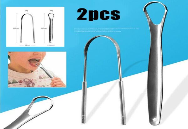 2pcs stainless steel tongue scraper cleaner bad breath for dental oral care tool2796220
2pcs stainless steel tongue scraper cleaner bad breath for dental oral care tool2796220