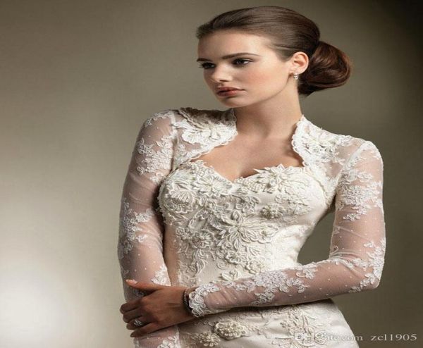 new elegant long sleeve lace bolero jacket wedding accessories shrug wraps bridal crep with1335110, White
new elegant long sleeve lace bolero jacket wedding accessories shrug wraps bridal crep with1335110, White