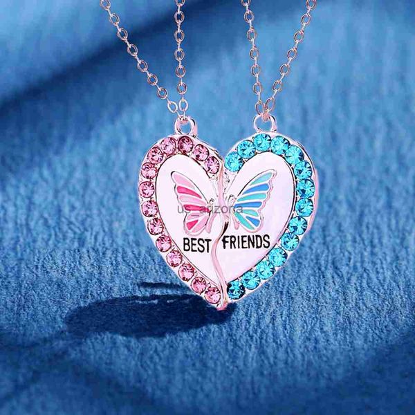 delicate butterfly heart necklace friends splicing magnet attraction couple pendant necklace valentine's day gift jewelry l230620, Silver
delicate butterfly heart necklace friends splicing magnet attraction couple pendant necklace valentine's day gift jewelry l230620, Silver