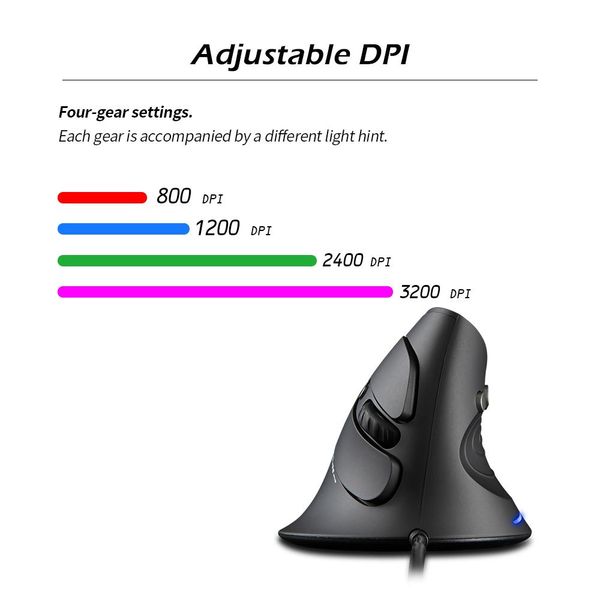 capris zelotes t30 wired optical mouse vertical mouse usb wired gaming mouse 6 keys ergonomic mice with 3200 dpi for pc laptop, Black;white
capris zelotes t30 wired optical mouse vertical mouse usb wired gaming mouse 6 keys ergonomic mice with 3200 dpi for pc laptop, Black;white