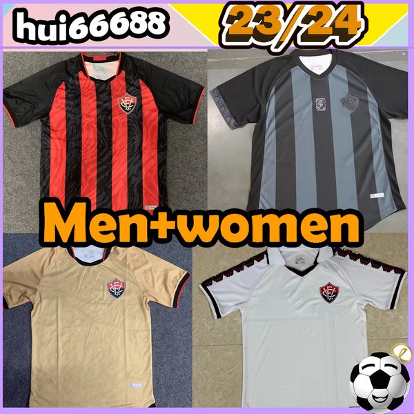 23/24 esporte clube vitoria soccer jerseys home away men women 2023 2024 roberto jadson eduardo santos home football shirts uniforms, Black;yellow
23/24 esporte clube vitoria soccer jerseys home away men women 2023 2024 roberto jadson eduardo santos home football shirts uniforms, Black;yellow
