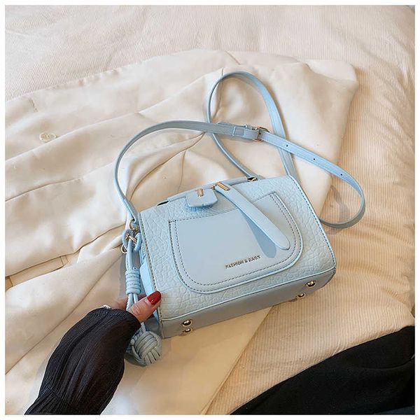 blue mystery pillow bag fashion niche crossbody bag one shoulder underarm small square bag
blue mystery pillow bag fashion niche crossbody bag one shoulder underarm small square bag