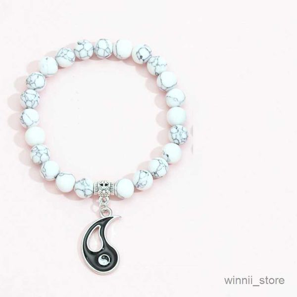 charm bracelets distance bracelet classic natural stone white and black beaded bracelets for men women friend r230701, Golden;silver
charm bracelets distance bracelet classic natural stone white and black beaded bracelets for men women friend r230701, Golden;silver