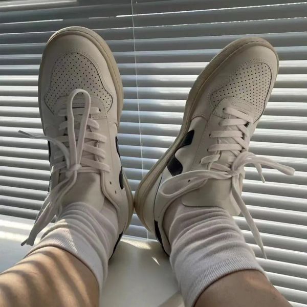 new shoes mens veja v- leather extra sneakers women esplar calfskin trainers fashion white low-chaussures breathable running us4-1 gmc, Black
new shoes mens veja v- leather extra sneakers women esplar calfskin trainers fashion white low-chaussures breathable running us4-1 gmc, Black