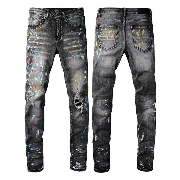 mens jean distressed ripped bikers man luxury designer jeans slim fit motorcycle biker denim for men s black pour hommes ami#15, Blue
mens jean distressed ripped bikers man luxury designer jeans slim fit motorcycle biker denim for men s black pour hommes ami#15, Blue