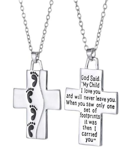 2018 foot jesus cross necklace letters my child i love you pendant fashion jewelry gift for women kids3763756, Red;brown
2018 foot jesus cross necklace letters my child i love you pendant fashion jewelry gift for women kids3763756, Red;brown