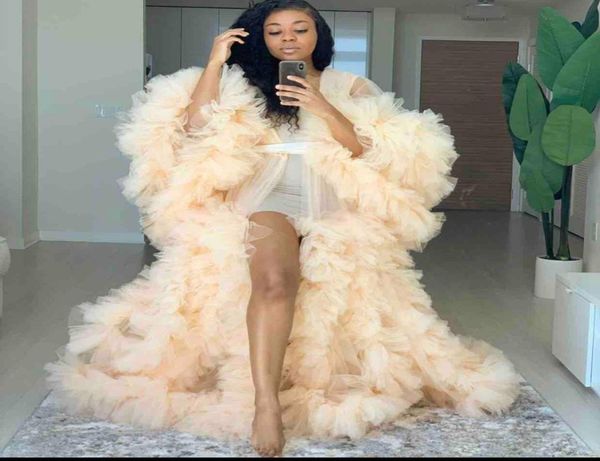 women illusion ruffles bridal jacket tulle long sleeve winter kimono pregnant party sleepwear bathrobe sheer nightgown robe s9477162, White
women illusion ruffles bridal jacket tulle long sleeve winter kimono pregnant party sleepwear bathrobe sheer nightgown robe s9477162, White