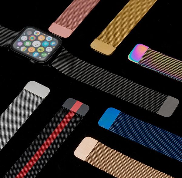 suitable for apple watch milan iwatch se123456 stainless steel braided metal strap accessories multiple colors2099730, Black;brown
suitable for apple watch milan iwatch se123456 stainless steel braided metal strap accessories multiple colors2099730, Black;brown