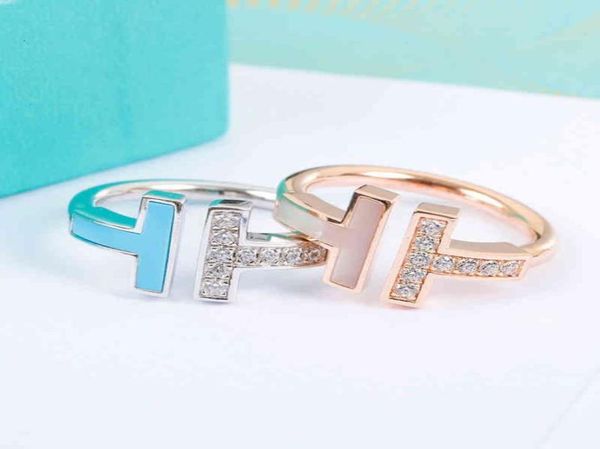 ins light luxury highgrade pure silver fritillaria double t ring women039s 18k rose gold set with diamond1404412
ins light luxury highgrade pure silver fritillaria double t ring women039s 18k rose gold set with diamond1404412