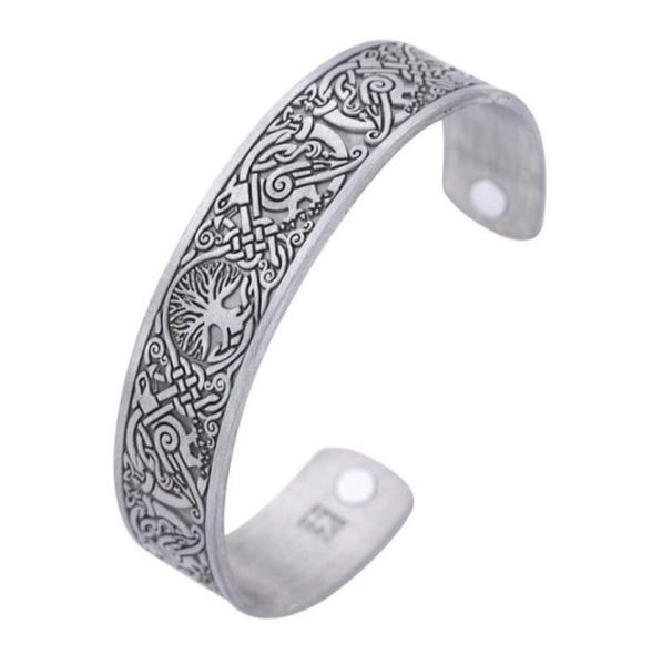 bangle romantic viking bracelet endless love knot tree of life bird cuffs men and women open jewelry1664417, Black
bangle romantic viking bracelet endless love knot tree of life bird cuffs men and women open jewelry1664417, Black
