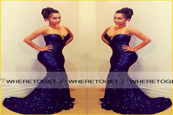 2019 bling royal blue sequins mermaid evening dresses with strapless sweetheart backless sweep train party prom formal gowns plus 7329093, Black;red
2019 bling royal blue sequins mermaid evening dresses with strapless sweetheart backless sweep train party prom formal gowns plus 7329093, Black;red
