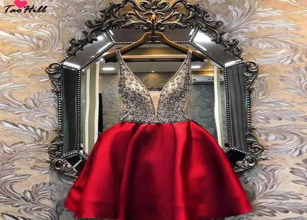 modern red satin short prom cocktail dresses v neck major beading plus size knee length formal evening occasion gowns cus6777535, Black
modern red satin short prom cocktail dresses v neck major beading plus size knee length formal evening occasion gowns cus6777535, Black