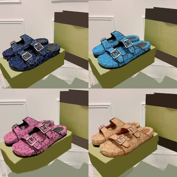 designer shoes women men sandals summer slippers buckle luxury beach shoes anti-slip denim electric embroidery sandals outdoor shoes with bo, Black
designer shoes women men sandals summer slippers buckle luxury beach shoes anti-slip denim electric embroidery sandals outdoor shoes with bo, Black