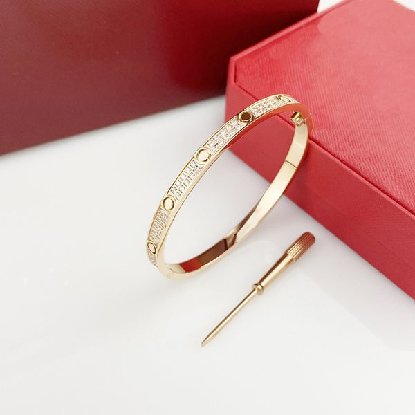 luxury designer bracelet fine gold screw jewelry for women easy lock bangle rose yellow gold full diamond love bangle wedding engagement bra, Black
luxury designer bracelet fine gold screw jewelry for women easy lock bangle rose yellow gold full diamond love bangle wedding engagement bra, Black