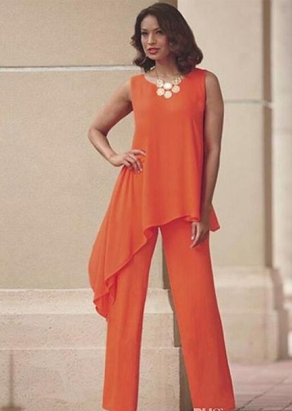 orange two pieces mother of the bride pant suits for wedding jewel neck chiffon wedding guest dress asymmetric plus size formal dr9008758, Black;red
orange two pieces mother of the bride pant suits for wedding jewel neck chiffon wedding guest dress asymmetric plus size formal dr9008758, Black;red