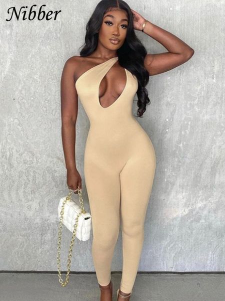 women's jumpsuits rompers nibber solid color casual hollow one-shoulder jumpsuit women's streetwear open back playsuit slim sleeve, Black;white
women's jumpsuits rompers nibber solid color casual hollow one-shoulder jumpsuit women's streetwear open back playsuit slim sleeve, Black;white
