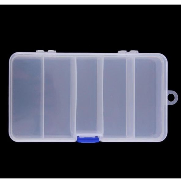 5 compartments by 4 splitter transparent plastic storage organizer container case fishing lure bait jlllve9869922
5 compartments by 4 splitter transparent plastic storage organizer container case fishing lure bait jlllve9869922