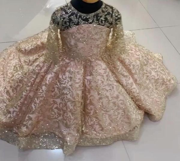 sparkly gold lace little girls pageant dresses sequined ball gown flower girl dress for wedding long sleeves first communion gowns9865894, White;blue
sparkly gold lace little girls pageant dresses sequined ball gown flower girl dress for wedding long sleeves first communion gowns9865894, White;blue