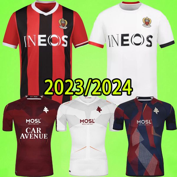 2023 2024 metz soccer jerseys ogc nice maillot de foot diallo centonze vagner niane fofana 22 23 24 football shirts home away delort melou g, Black
2023 2024 metz soccer jerseys ogc nice maillot de foot diallo centonze vagner niane fofana 22 23 24 football shirts home away delort melou g, Black
