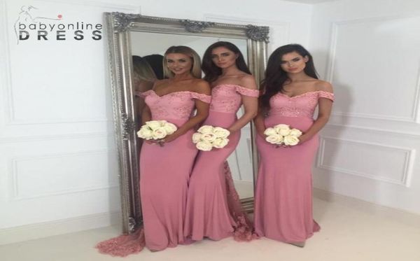 pink mermaid bridesmaid dresses elegant off shoulder appliques long train maid of honor gowns wedding guest evening prom wear 6205081, White;pink
pink mermaid bridesmaid dresses elegant off shoulder appliques long train maid of honor gowns wedding guest evening prom wear 6205081, White;pink