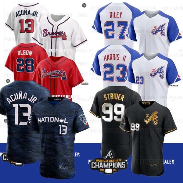atlanta spencer strider 2023 all star braves jersey michael harris ii austin riley ronald acuna jr. murphy max fried ozzie albies matt olson, Blue;black
atlanta spencer strider 2023 all star braves jersey michael harris ii austin riley ronald acuna jr. murphy max fried ozzie albies matt olson, Blue;black