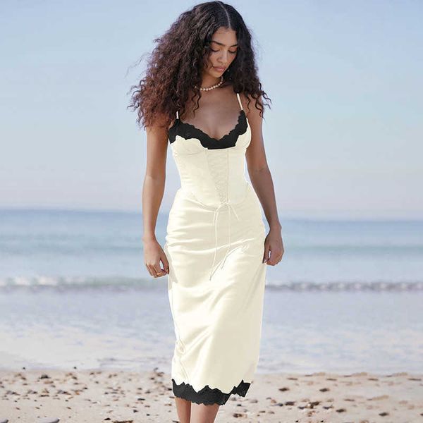 women's designer new style lace up dress fashion selling spicy girl strap open back long dress dress, Black;gray
women's designer new style lace up dress fashion selling spicy girl strap open back long dress dress, Black;gray