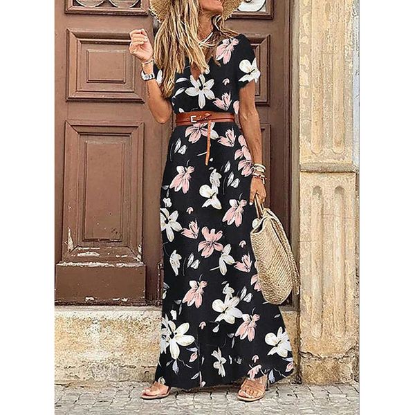 basic casual dresses fashionable bohemian print dres elegant v neck short sleeve belt large hem beach long high split maxi 230701, Black;gray
basic casual dresses fashionable bohemian print dres elegant v neck short sleeve belt large hem beach long high split maxi 230701, Black;gray