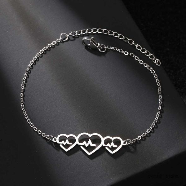 charm bracelets stainless steel bracelets heartbeats exquisite fashion chain fine charm bracelet for women jewelry wedding party girl gift r, Golden;silver
charm bracelets stainless steel bracelets heartbeats exquisite fashion chain fine charm bracelet for women jewelry wedding party girl gift r, Golden;silver