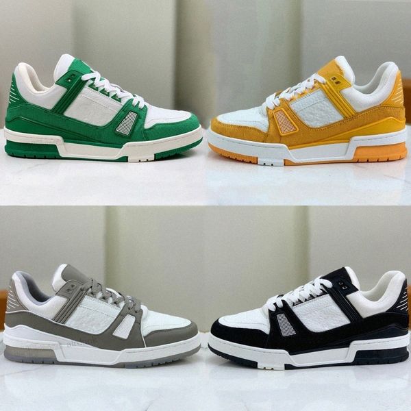 luxury designer casual shoes embossed trainer virgil sneaker triple white pink sky blue black green yellow denim low mens sneakers women tra
luxury designer casual shoes embossed trainer virgil sneaker triple white pink sky blue black green yellow denim low mens sneakers women tra