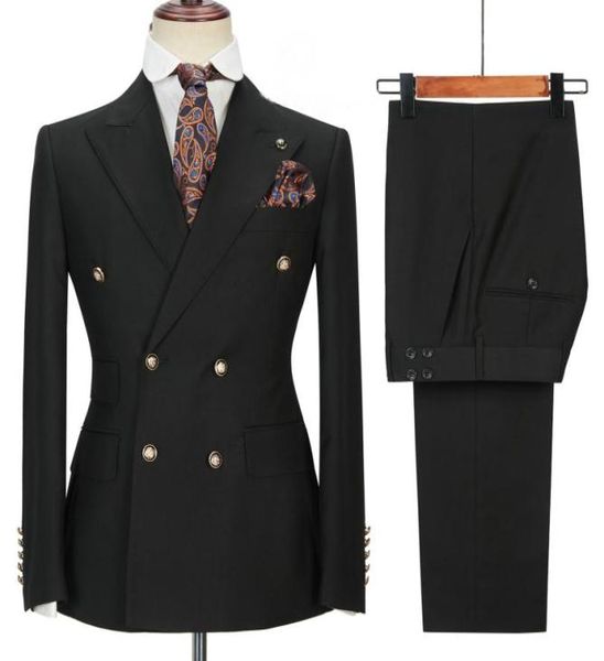 2021 tailored made black wedding tuxedos mens suits double breasted groom man formal business blazer 2 pcs jacketpants8647871, Black;gray
2021 tailored made black wedding tuxedos mens suits double breasted groom man formal business blazer 2 pcs jacketpants8647871, Black;gray