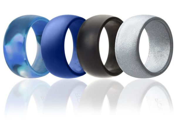 4pcs 8mm wide 4 colors set silicone rings sports ring wedding ring jewelry silicone rubber wedding bands7872227, Silver
4pcs 8mm wide 4 colors set silicone rings sports ring wedding ring jewelry silicone rubber wedding bands7872227, Silver