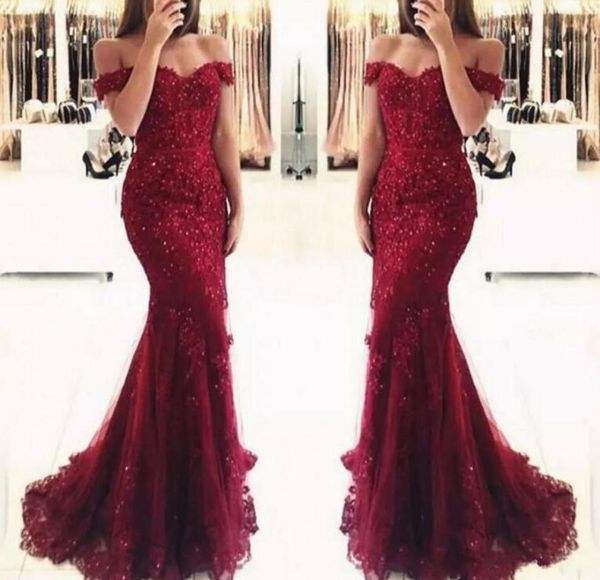 junoesque burgundy lace mermaid prom dresses appliques off the shoulder beaded sequins long prom gowns evening dresses wear 3002718, Black
junoesque burgundy lace mermaid prom dresses appliques off the shoulder beaded sequins long prom gowns evening dresses wear 3002718, Black