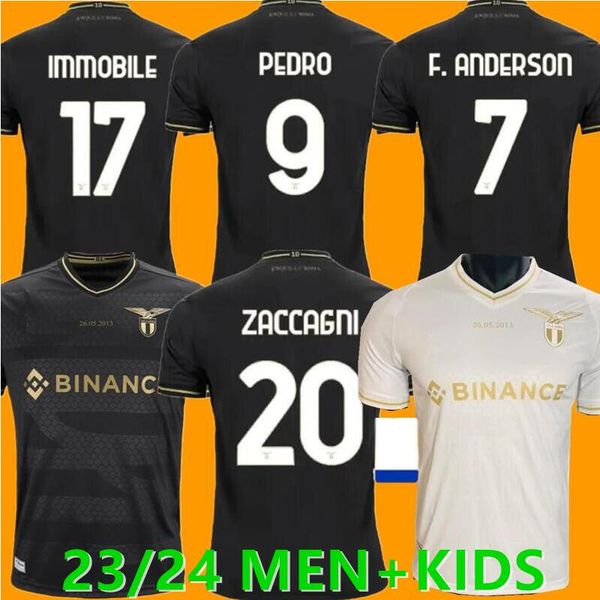 23 24 lazio immobile soccer jerseys 2023 10th sergej f. anderson maillots de foot shirt luis alberto j.correa pedro lazzari fans player kids, Black;yellow
23 24 lazio immobile soccer jerseys 2023 10th sergej f. anderson maillots de foot shirt luis alberto j.correa pedro lazzari fans player kids, Black;yellow