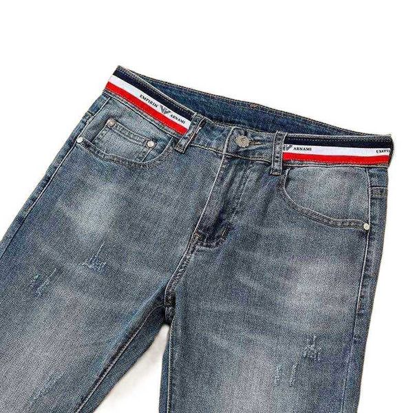men's jeans designer brand fashion embroidered pants light slim fit small feet casual versatile summer thin s2ty, Blue
men's jeans designer brand fashion embroidered pants light slim fit small feet casual versatile summer thin s2ty, Blue