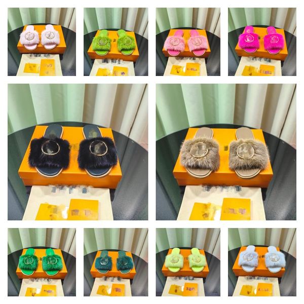 size 35-43 women mink hair slippers ladies wool men monograms revival slides winter fur furry warm lu sandals comfortable real leather fleec, Black
size 35-43 women mink hair slippers ladies wool men monograms revival slides winter fur furry warm lu sandals comfortable real leather fleec, Black