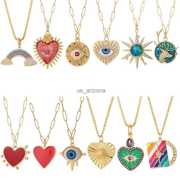 cute heart sun moon star evil blue eye necklace for women gold color dijes rainbow red love pendant long stainless steele chains l230620, Silver
cute heart sun moon star evil blue eye necklace for women gold color dijes rainbow red love pendant long stainless steele chains l230620, Silver