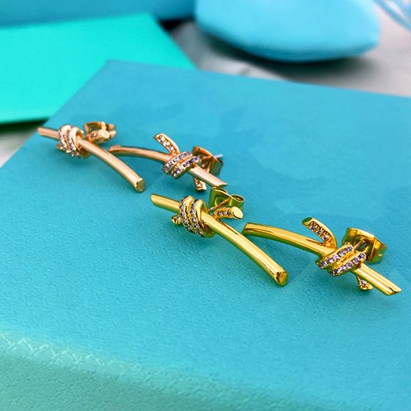 bow earring classic titanium steel tie a knot earrings with diamond luxurious designer gift from c family gold and silver inlaid diamonds no
bow earring classic titanium steel tie a knot earrings with diamond luxurious designer gift from c family gold and silver inlaid diamonds no