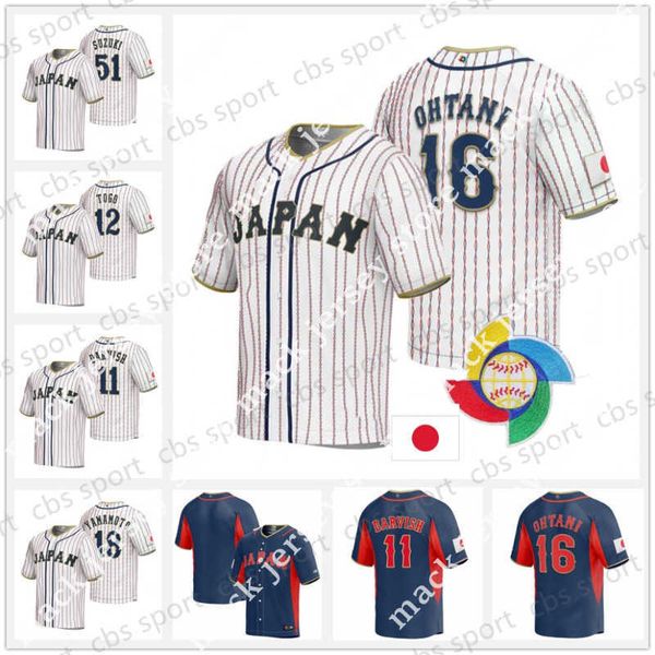 2023 wbc wbc team japan lars nootbaar jerseys baseball classic 11 yu darvish 16 shohei ohtani 51 seiya suzuki stitched roki sasaki munetaka, Blue;black
2023 wbc wbc team japan lars nootbaar jerseys baseball classic 11 yu darvish 16 shohei ohtani 51 seiya suzuki stitched roki sasaki munetaka, Blue;black