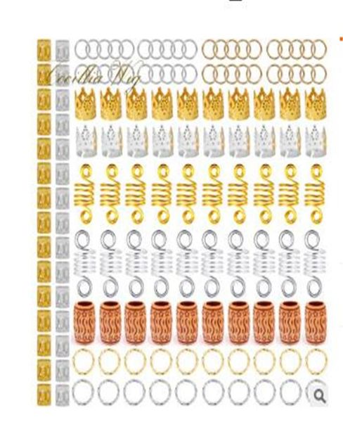 140 pcs hair rings beads cuffs tubes diy gold silver charms dreadlock extension hair braids jewelry decoration accessories4179910, Golden;silver
140 pcs hair rings beads cuffs tubes diy gold silver charms dreadlock extension hair braids jewelry decoration accessories4179910, Golden;silver