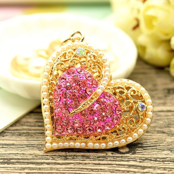 crystal heart pendant key chains glitter alloy rhinestone charms decor fashion keychain gold tone plated car keyring, Slivery;golden
crystal heart pendant key chains glitter alloy rhinestone charms decor fashion keychain gold tone plated car keyring, Slivery;golden