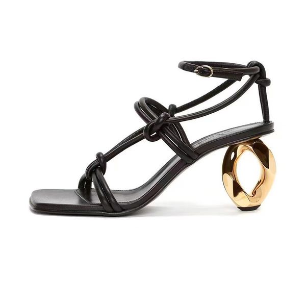 2023 new sheepskin catwalk models lucky classic alien heel square open toe peep-toe wedding braiding weave buckle cross-tied sandals narrow, Black
2023 new sheepskin catwalk models lucky classic alien heel square open toe peep-toe wedding braiding weave buckle cross-tied sandals narrow, Black