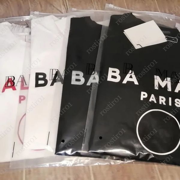 mens designer t shirt letter printed balman shirts short sleeve fashion brand tees female asian size s xxl, White;black
mens designer t shirt letter printed balman shirts short sleeve fashion brand tees female asian size s xxl, White;black