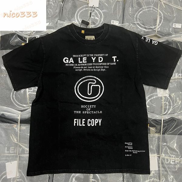 23ss new t shirt ga depts retro do old letters printed cotton round neck loose versatile men and women simple short shirt, White;black
23ss new t shirt ga depts retro do old letters printed cotton round neck loose versatile men and women simple short shirt, White;black